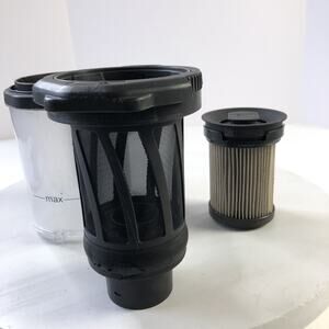 Miele Triflex HX1 Dirt Bin Assembly Dust Bin Filter BROKEN LID